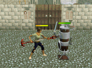 The dragon spear's special attack, Shove.