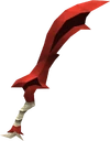 Dragon scimitar detail