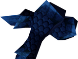 Blue dragonhide vambraces