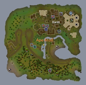 Ape Atoll map