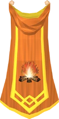 Firemaking master cape detail