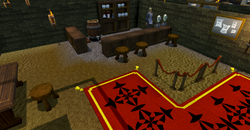 Toad and chicken (games room)