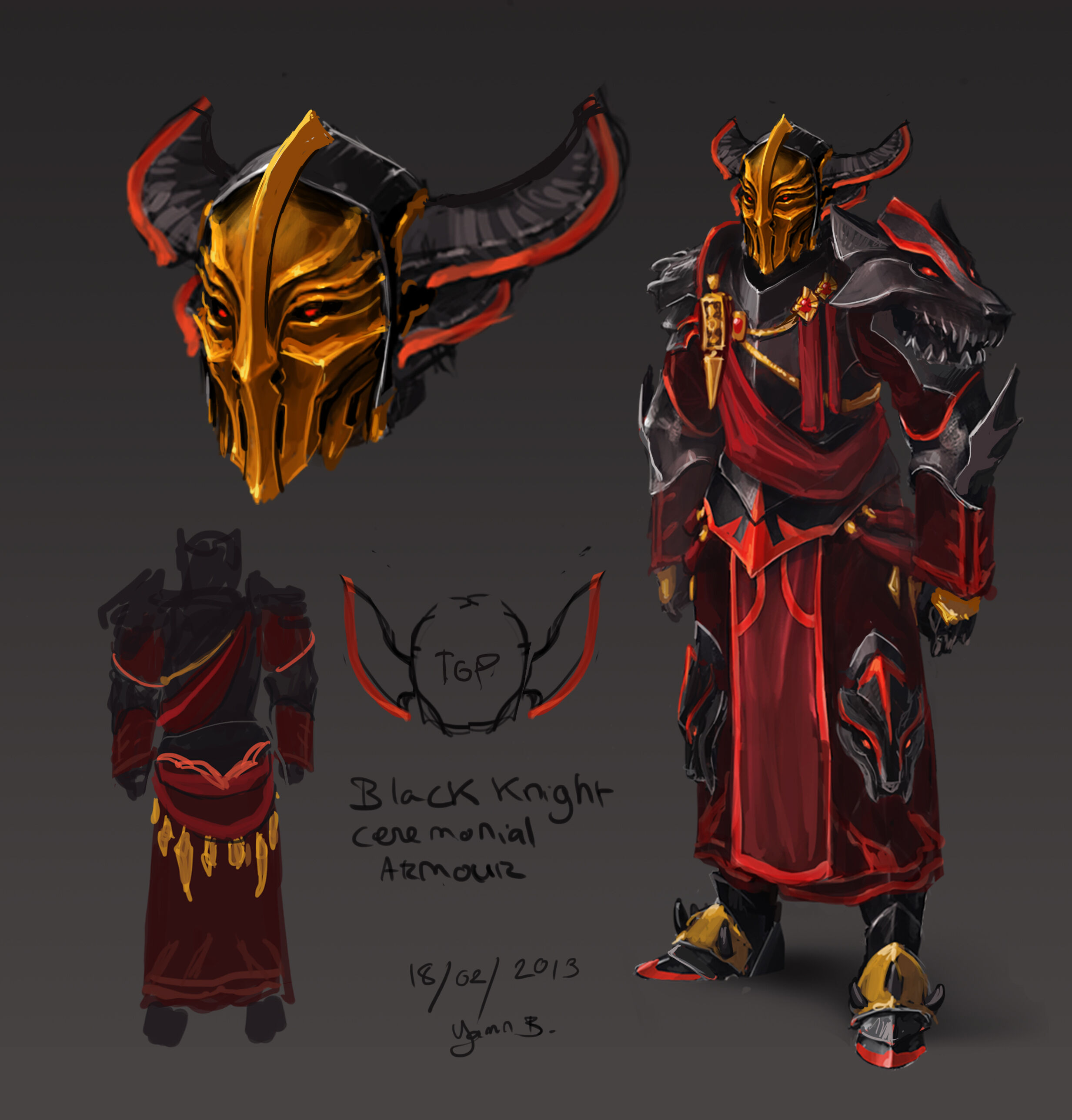 Black Knight Captain's Armour | Runescape Wiki | Fandom