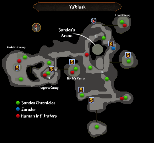 Yu'biusk (Bandos's Arena) map