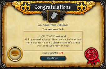 Recipe For Disaster Freeing Evil Dave Runescape Wiki Fandom