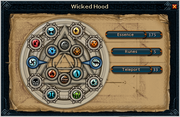 Wicked hood interface