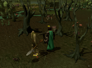 The gardener ghost leads you to his grave.