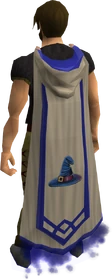 Magic master cape equipped