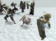 Tiffy and Idria duel Khazard during the Ritual.