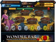 The interface during the wonder bar promo