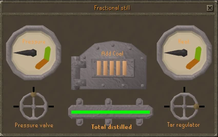 The naphtha distillation screen