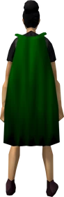 Fremennik cloak (green) equipped
