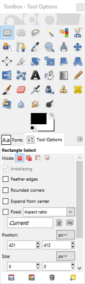 GIMP - toolbox window.png