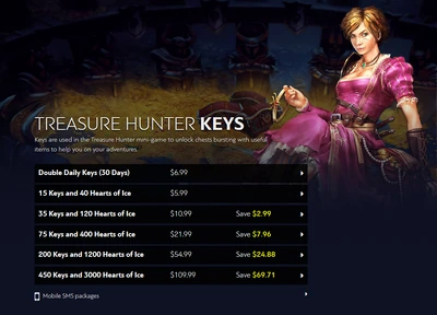 Purchasing Key Tokens