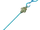 Skeletal battlestaff of water