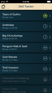 RuneScape Companion DnD tracker