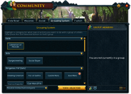 Community (Grouping System) interface