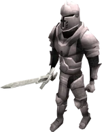 Animated steel armour