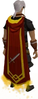 Attack master cape equipped