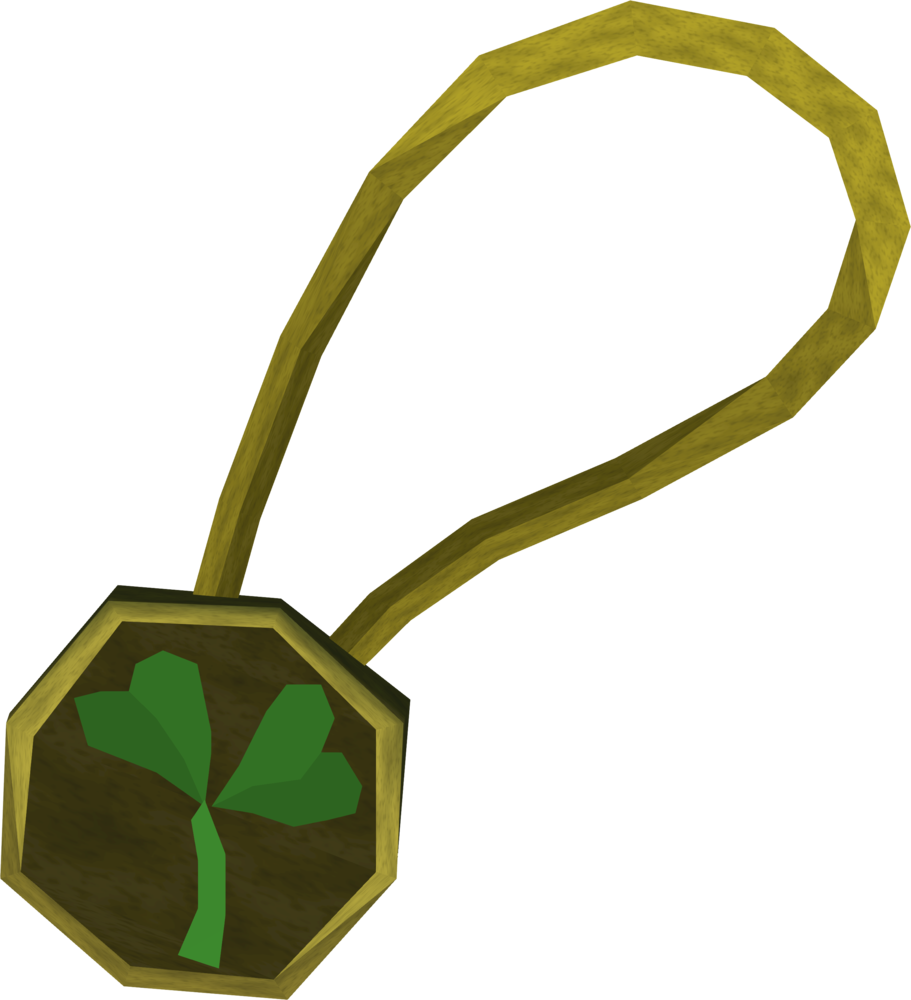 Three-leaf clover necklace | RuneScape Wiki | Fandom
