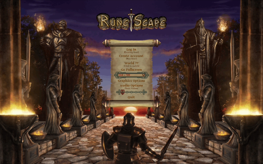 Login screen - The RuneScape Wiki