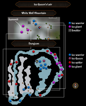 Ice Queen's Lair map