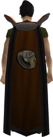 Retro dungeoneering cape equipped