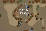 Shantay Pass map