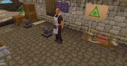 Horvik's Armour Shop interior