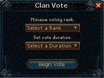 Clan vote system