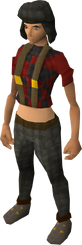 Lumberjack clothing female equipped