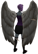 A player wearing the Freefall wings