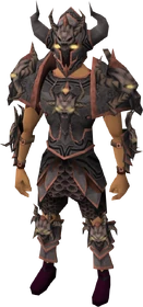 Malevolent armour set equipped