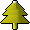 Tree bauble (yellow)