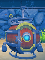 Bathysphere underwater built