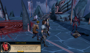 Vanescula takes Safalaan's blood.