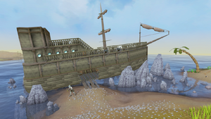 Mi-Gor's ship stationed at Harmony.