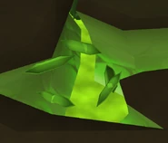 A glowing pool from which divine tears can be obtained.