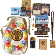 The goodie bag contents.