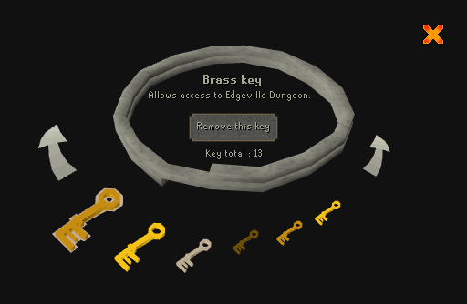 Brass key - OSRS Wiki