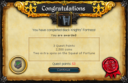 Black Knight's Fortress Platinum Speedrunning Guide! - [Speedrunning Quest  Guide OSRS] 