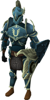 Armadyl armour set (lg) equipped