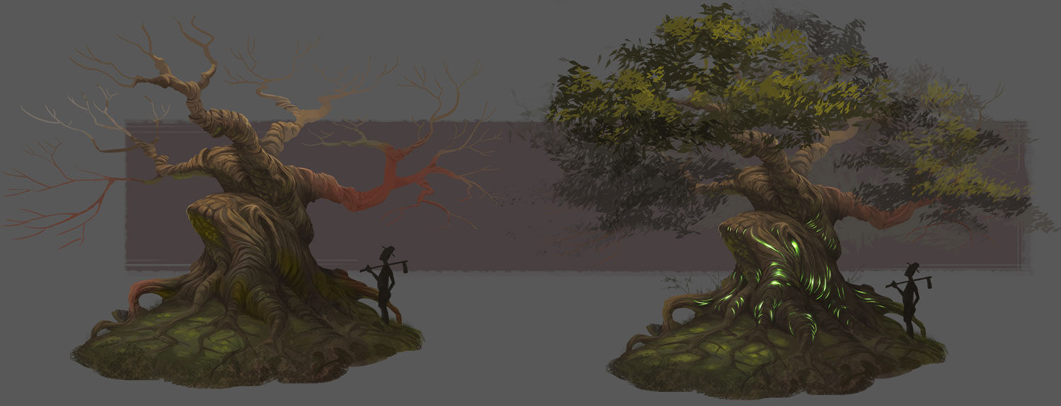 Free: The Runescape Wiki - Draw A Burnt Tree 