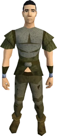 Frog-leather armour (male) equipped