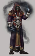 Concept art of Sliske for his appearance in The World Wakes.