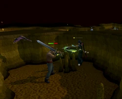 Safespotting Damis in his second form.