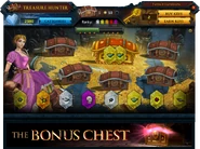 The interface during the bonus chest promo