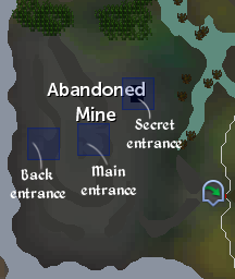 Abandoned Mine entrances locations