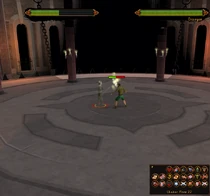 Dominion Tower fighting.png (289 KB) A player fighting The Draugen