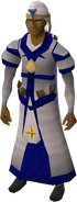Saradomin vestments equipped